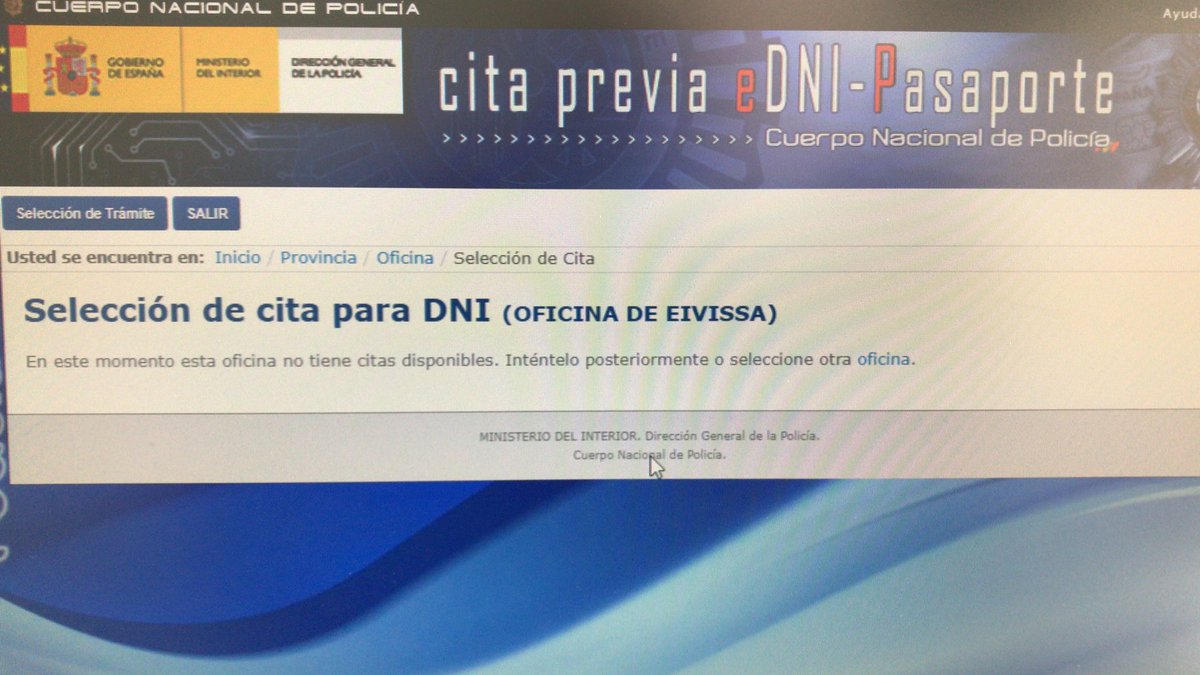 AlanIBZ's tweet image. Acabo de intentar solicitar cita para renovar el DNI, pero es imposible. @GobiernoEspanol pónganse a trabajar o convoquen elecciones. #PPFail #iAixíTot #QuinFart #RajoyDimisión Dónde está @JVMariBoso?
