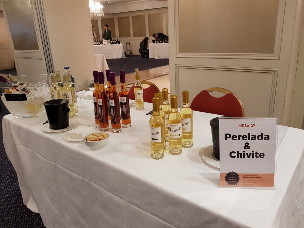 ¡Nuestro #Chivite Colección 125 Vendimia tardía está hoy en el #SalóndelosVinosGenerosos! Un vino tan exquisito y tan dulce tenía que estar. #winetime #vino #wine