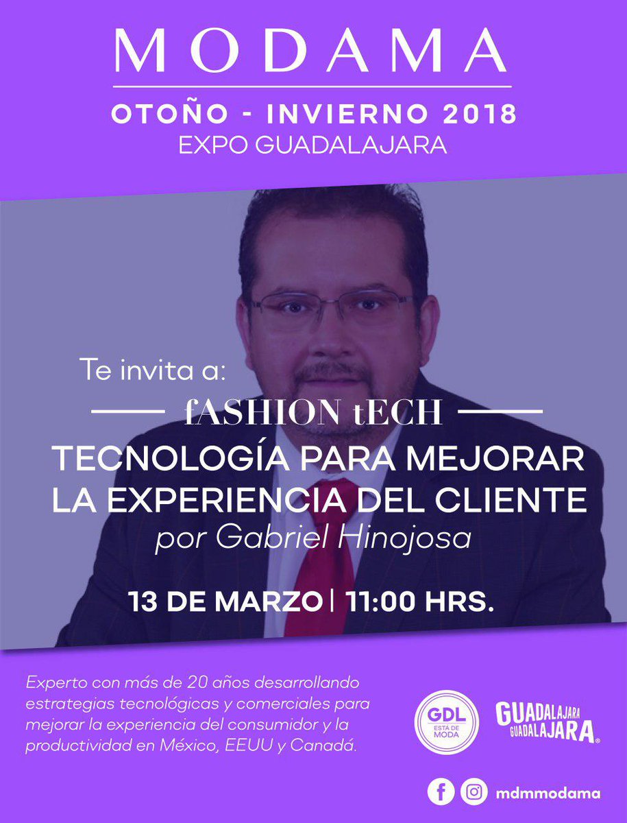Guadalajara's tweet photo. ¡No te pierdas las actividades que @MDMModama tiene para ti en Expo Guadalajara! Porque "GDL Está de Moda". #gdlestademoda #guadalajaraguadalajara #modama https://t.co/0OeqtbsYGb