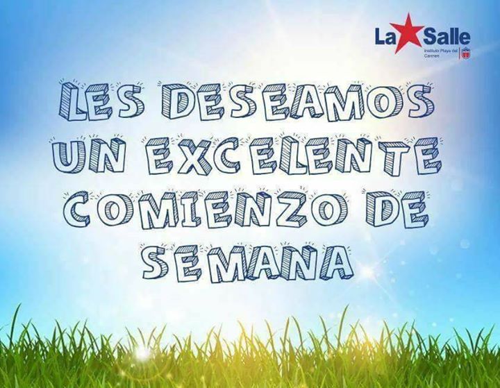 IPCLaSalle's tweet photo. Los Lunes son siempre una gran oportunidad para ser mejores... ¡Feliz Lunes!

#IPClaSalle https://t.co/Yasc384A4E
