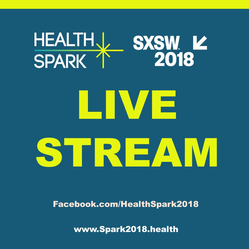 HealthSpark2018's tweet image. It's not too late! @HealthSpark2018 @sxsw is on Live right now!
Tune in at Facebook.com/HealthSpark2018 
@juicepharma @hcbhealth @AbelsonTaylor @mithackmed @B12Studio 
#sxsw #sxsw2018