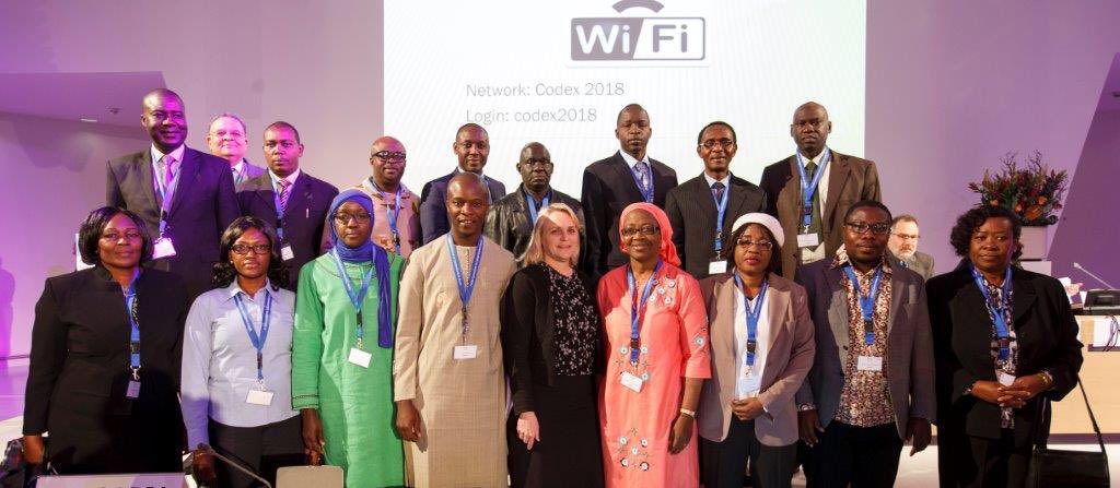 CodexNL's tweet photo. Delegates of Senegal and Ghana at #CCCF12 #Utrecht together with DGLNV Marjolijn Sonnema: @Senegal and @Ghana have won contribution of #CTF2 #Codex Trust Fund where Netherlands @MinBZ contributed €2 million https://t.co/75NTyY317Q
