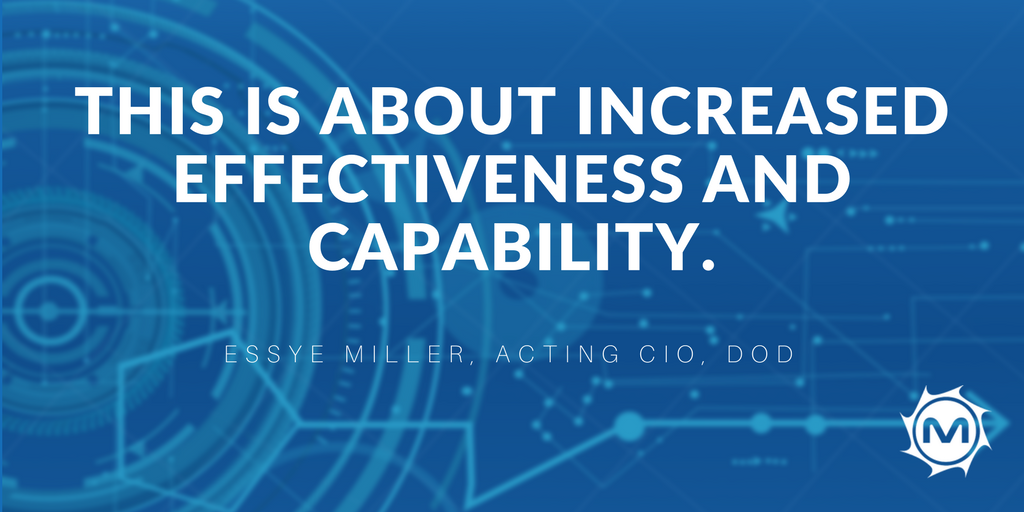 MetroStarSystem's tweet photo. ....But more importantly to me, it’s about life and limb,” said Essye Miller, Acting CIO, DOD regarding JEDI Cloud Procurement. Industry day report  via @GovMattersTV https://t.co/rSlJWeWBGm https://t.co/8As8GvTgvE