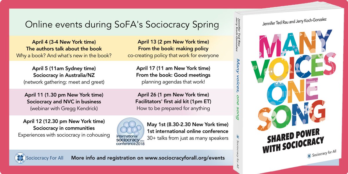 Sociocracy4All's tweet photo. Join us for a celebration of egalitarian governance. #sociocracy #governance  #responsiveorgs #management https://t.co/fvQGYdG0om https://t.co/imhyih3xbR