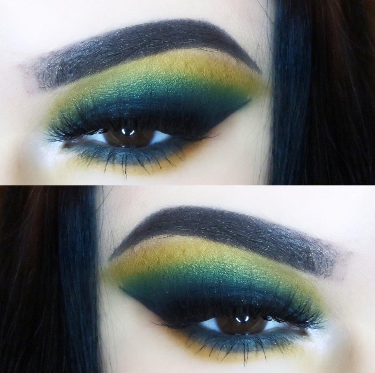 SUBCULTURE LOVE 🙌🏻 Major peacock vibes using the <a href="/ABHcosmetics/">Anastasia Beverly Hills</a> Subculture Palette in shades Axis, Untamed and New Wave 🔥