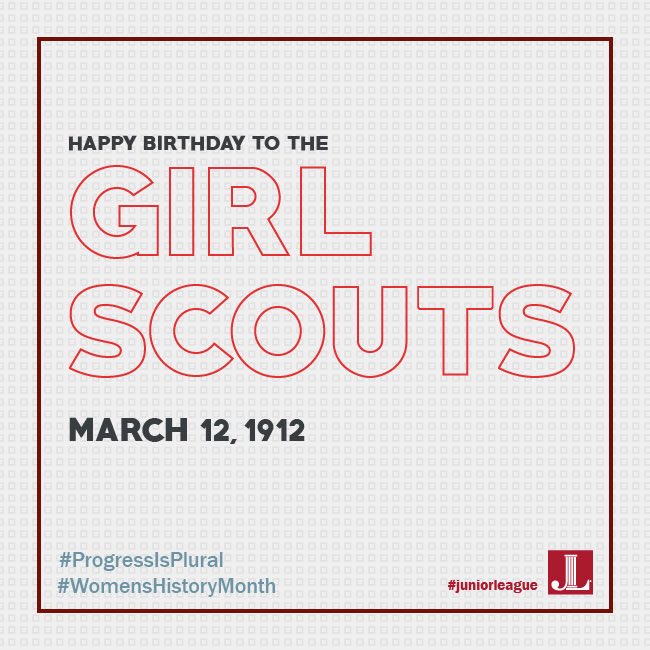 The First-Ever Girl Scouts Meeting Happened Today, 106 Years Ago via Today, Girl Scouts of the USA boasts a membership of over 2.8 million, and more than 59 million women in the U.S. are Girl Scout alumnae. #happybirthdaygirlscouts   <a href="/girlscouts/">Girl Scouts</a> #WomensHistoryMonth