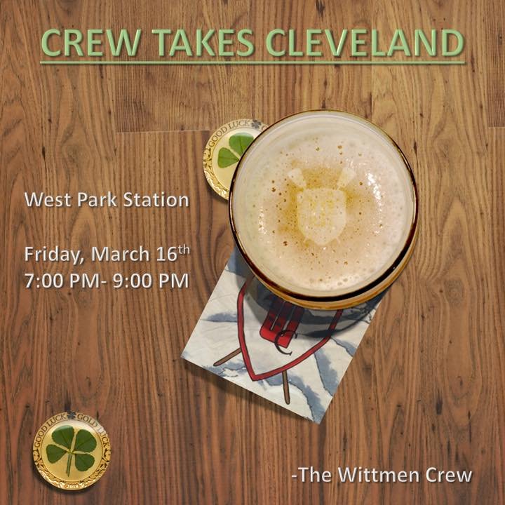 TheWittmenCrew's tweet photo. FRIDAY. WEST PARK STATION. CREW TAKES CLEVELAND. 🍀🍀
https://t.co/bXgKt9A7Za https://t.co/RuPBWS2sRE