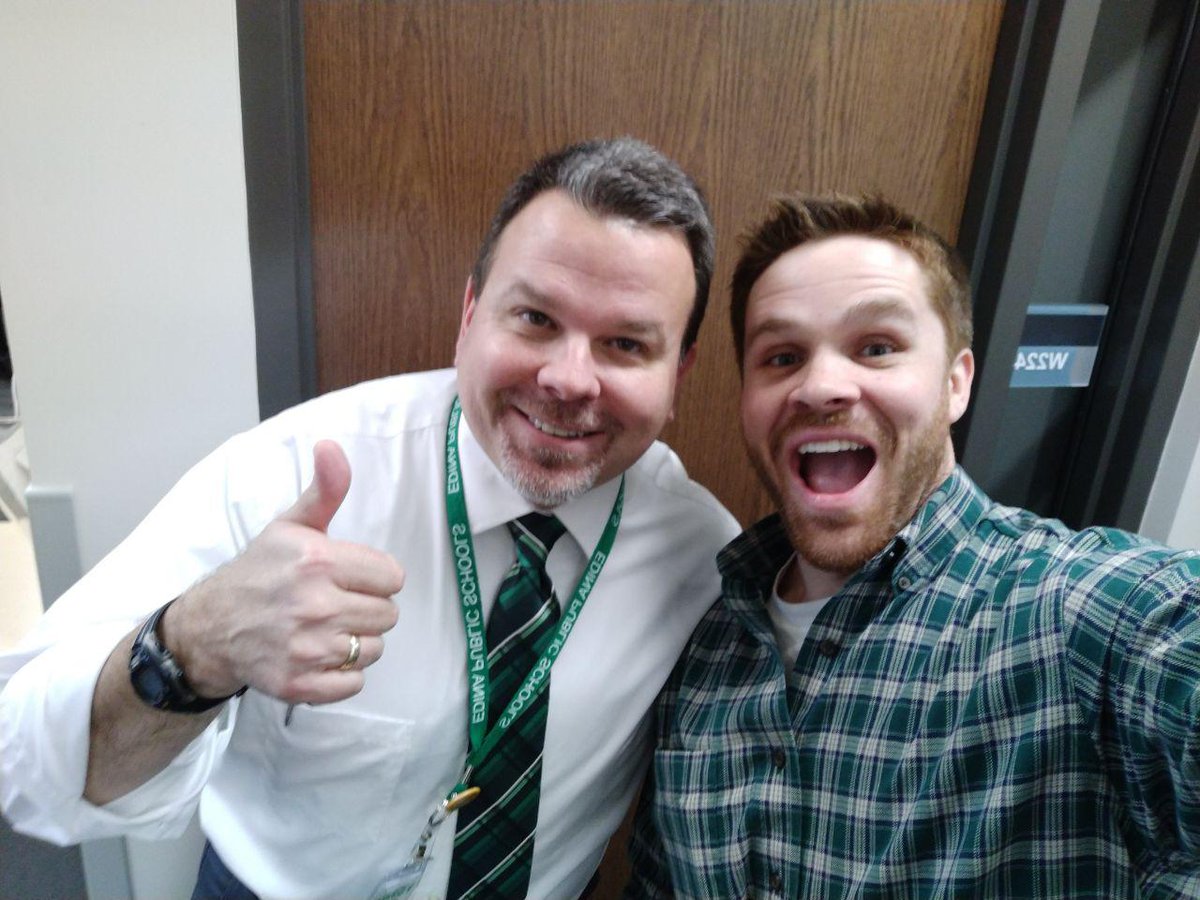 aPointAndAslope's tweet photo. @edinahornets @EHSinformed MN State Math Tournament happening today!  Check out the EHS Staff support.  Nice Plaid Mr. Beaton! https://t.co/WPm5FfdwEW