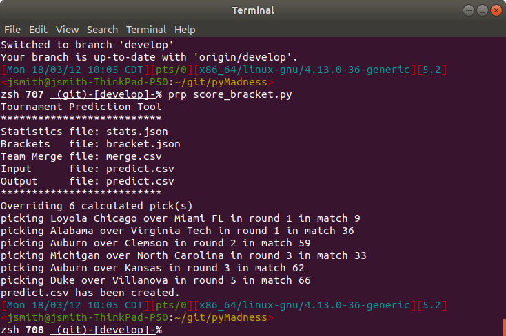 PythonB65535's tweet image. #PythonMadness These are my personal overrides to what my software scripts suggested. Am I a Fool? Am I on Track?

#Brackets 
#Bracket