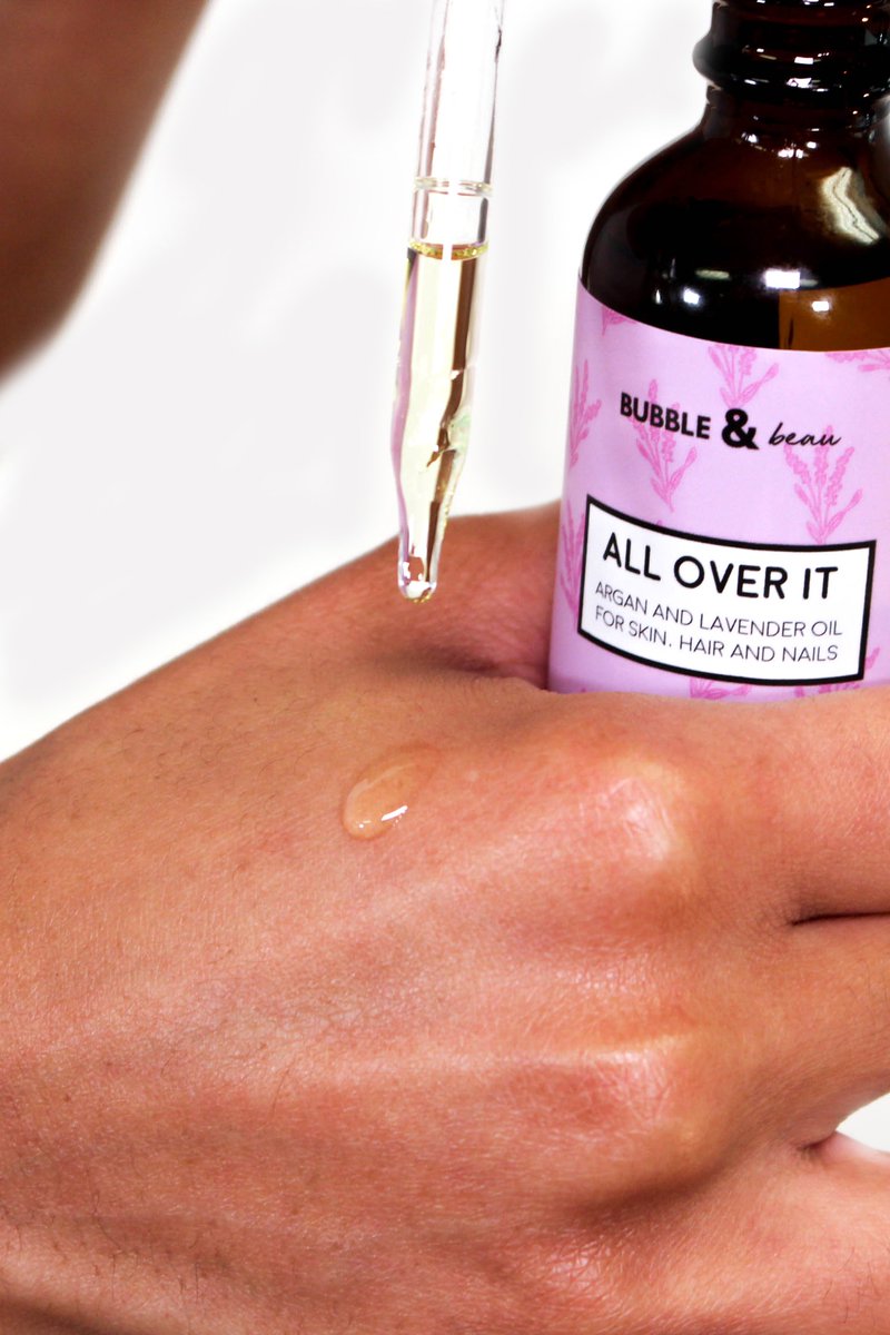 Ladies, did you know that argan oil is a natural healing &amp; therapeutic agent that can aid in relieving inflammation while moisturizing the skin? We highly recommend our All Over It Argan and Lavender Oil for your skin problem areas! Read more on our Blog: bit.ly/2Fskgb8
