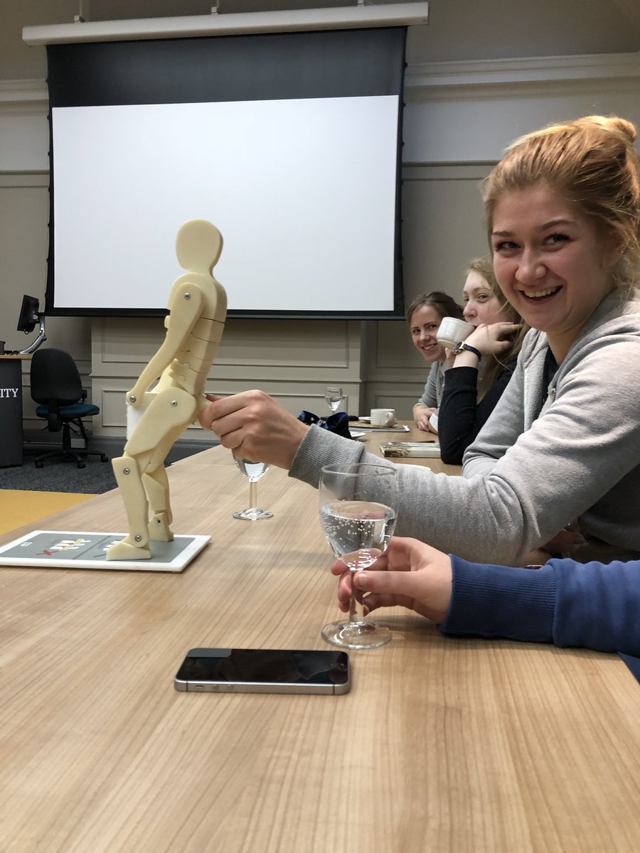 RobynFSJ's tweet image. Bendy Norman helping us become an office of proficient manual handlers