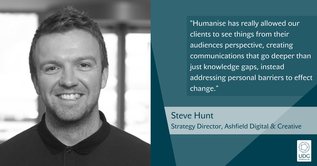 AshfieldHealth's tweet photo. @_SteveHunt, Strategy Director at Ashfield Digital &amp; Creative will be at @eyeforpharma Barcelona tomorrow. Sign up for our Humanising healthcare communications workshop on 14 March here: https://t.co/Oe0nDbYMkr https://t.co/XMoWEyxn7R