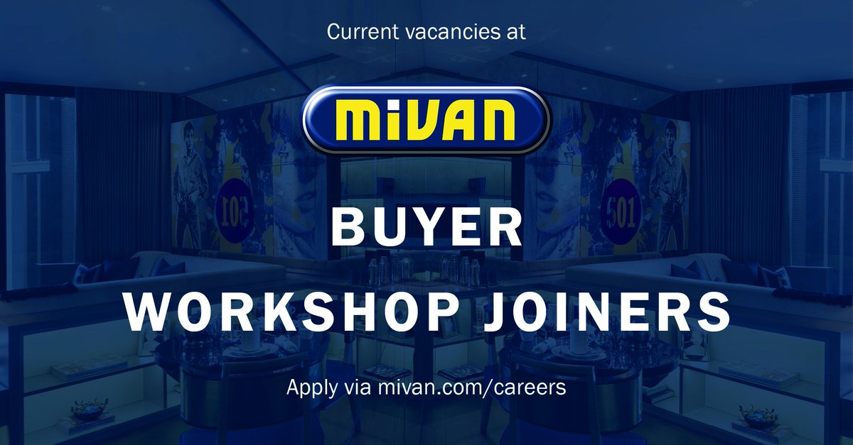 We're currently recruiting for an experienced Buyer & workshop joiners. Check out this link for further details bit.ly/2ssZwWg
#recruitment #CurrentVacancies #JoinUs