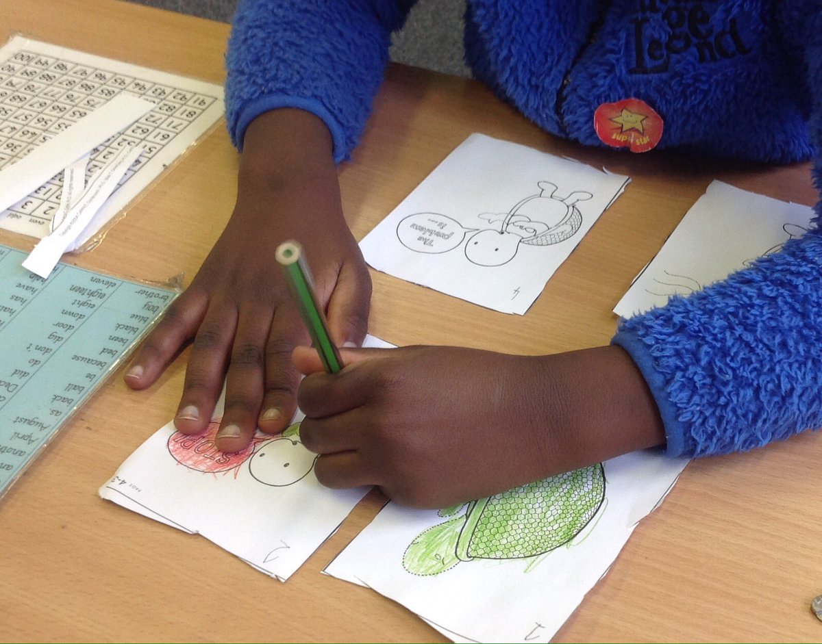 TimSouster's tweet photo. Year 1 at Christ Church in Wandsworth learned how to calm down with Twiggle during @PATHSEdUK 🐢 Stop, breathe, say the problem! https://t.co/oUD5x05lmB