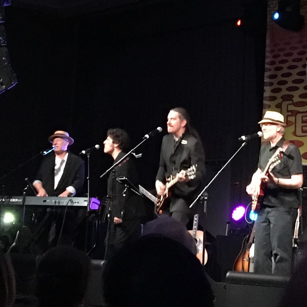 jeffslate's tweet photo. #Rutle for a day? Yup, that's me with @NeilInnes aka Nasty @Beatles_Fest singing the high harmony on Doubleback Alley. You were missed @EricIdle. Er, Stig. @montypython #aharddaysrut #cheeseandonions #imustbeinlove #ouch https://t.co/MwGGfA0eHj