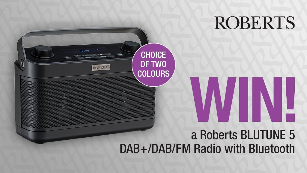 HughesDirect's tweet photo. Don't forget to enter our latest competition to #WIN a @RobertsRadioUK Blutune 5 Radio with Bluetooth!
Simply follow us @HughesDirect &amp; RT 🍀🎁 
Ends 14/03/18, Ts&amp;Cs apply - https://t.co/CnneDWTnDR https://t.co/3TFvz7QCMa