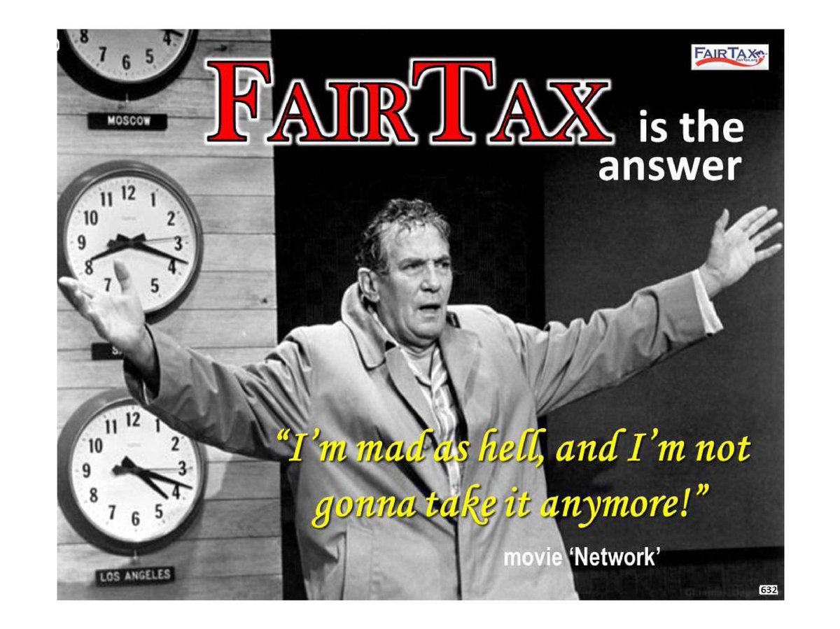 FairTaxOfficial's tweet image. If you are "mad as hell" and want to keep what you earn, feed your family before government, and decide when, why &amp;amp; how much you are taxed go to FAIRtax.org/1040 and make a donation.