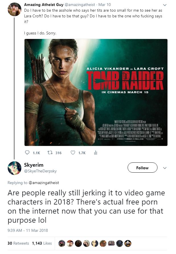 The Amazing Atheist On Twitter Plebs Jerk Off To Video Game Characters Elites Jerk Off To Sweaty Guys In Overpriced Mascot Outfits The Amazing Atheist On Twitter Plebs Jerk Off To Video Game Characters Elites Jerk Off To Sweaty Guys In Overpriced Mascot Outfits
