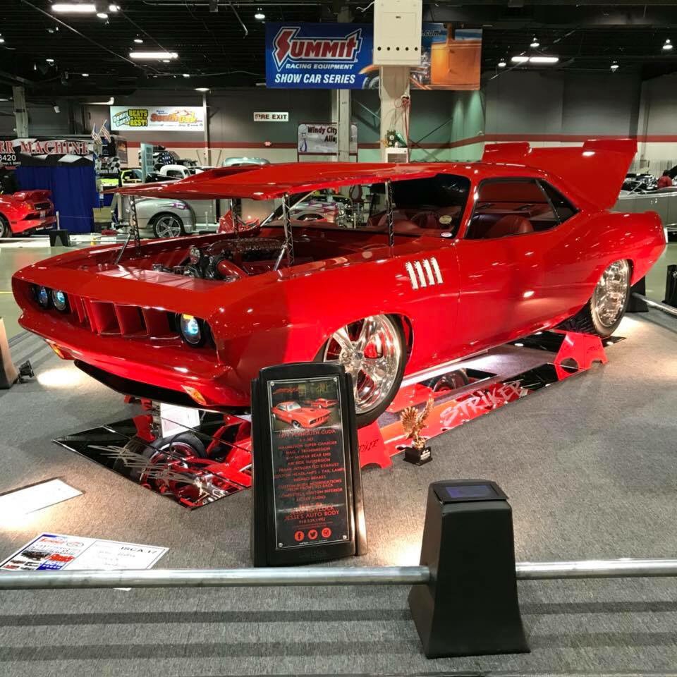 HotRodShows's tweet photo. Congratulations to Jesse Matlock and his 1971 Plymouth Cuda on winning this year’s Street Machine Comp Category in the @SummitRacing Equipment/ISCA Championship! #worldofwheels #autorama #isca https://t.co/4bjCedwMHH