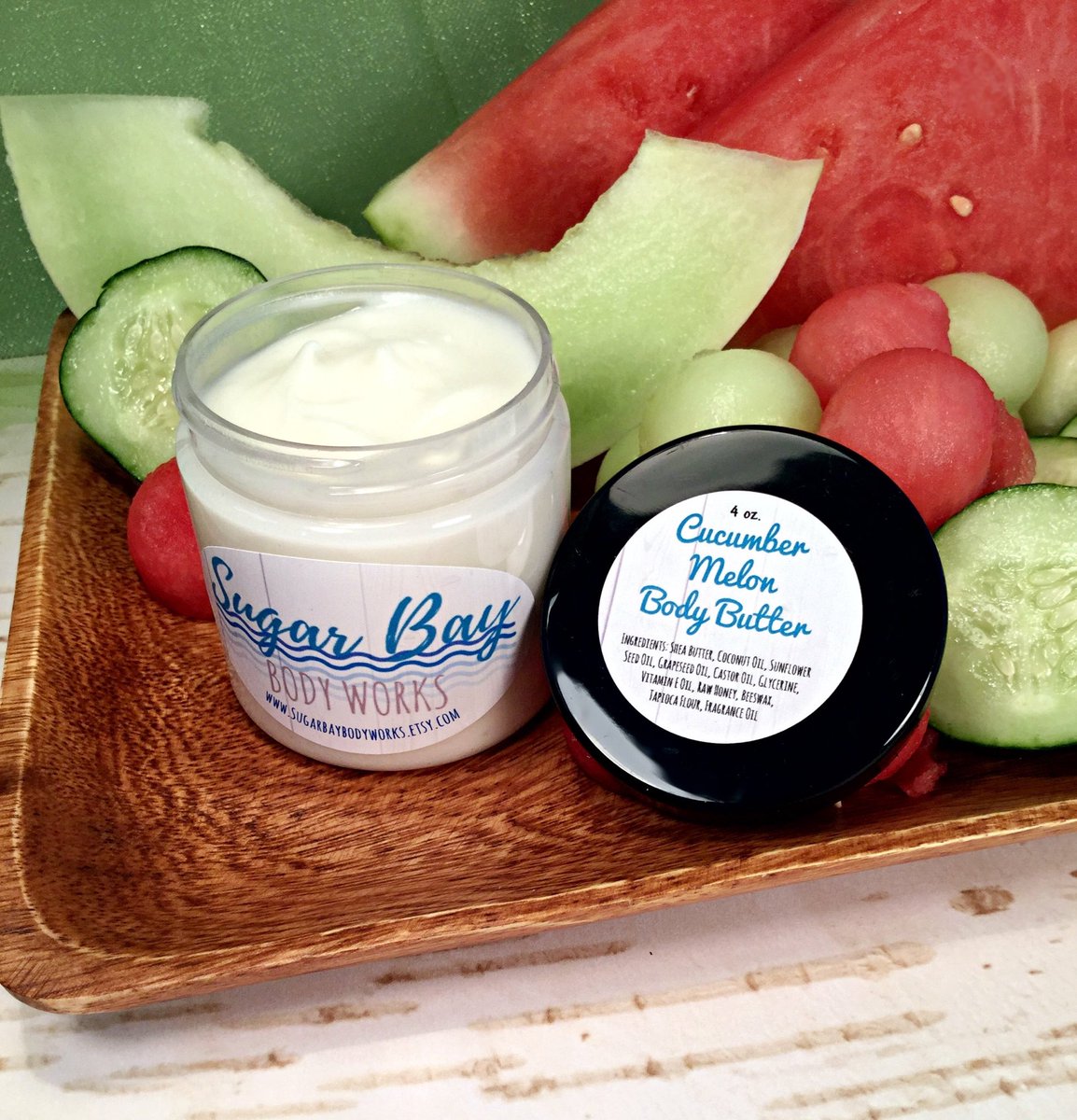 Excited to share the latest addition to my #etsy shop: Cucumber Melon Body Butter #Natural Body Butter Cucumber Melon Lotion Melon Hand Cream #Whipped #BodyButter #SkinMoisturizer #BirthdayGift etsy.me/2FKr0QZ