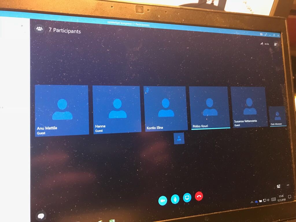 hannapakarinen's tweet photo. A few days to go - it was last meeting time with students and teachers. Everything looks magnificent - we are so excited. See you all in 15.-17.3.2018 @FSfTeHP #eHealth2018 - Health communities facing cyber transformation Conference. https://t.co/JpQmaC71yy