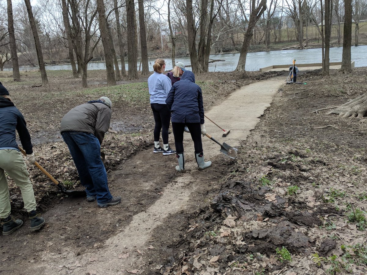 Volunteering at <a href="/HollidayPark/">FriendsHollidayPark</a> today! Thanks for the opportunity <a href="/FoWhiteRiver/">White River Friends</a>!