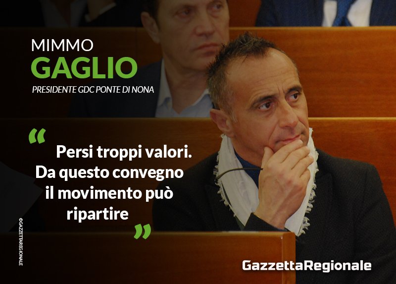 #Sportelegalità <a href="/MimmoGaglio/">Mimmo Gaglio</a> presidente del <a href="/GdCPontediNona/">Pol. Ponte Di Nona</a>