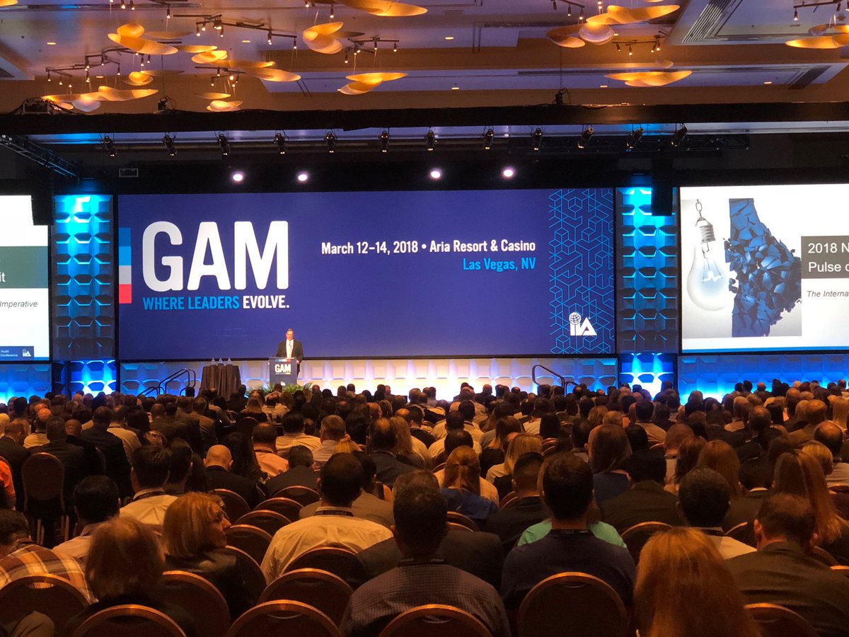 The 2018 #IIAGAM conference is underway! Happy to be here and network with so many great IA professionals