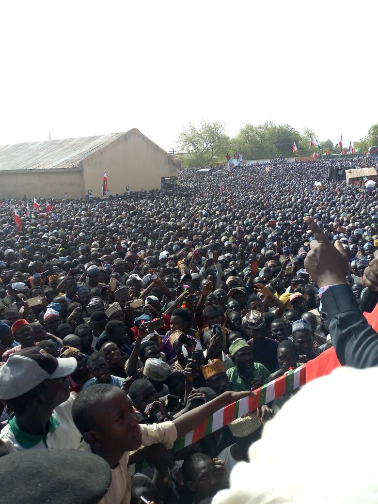HEDankwambo's tweet photo. At the Mega Rally of our great Party, The People’s Democratic Party in Dutse, Jigawa State. https://t.co/4Zs60XMqft