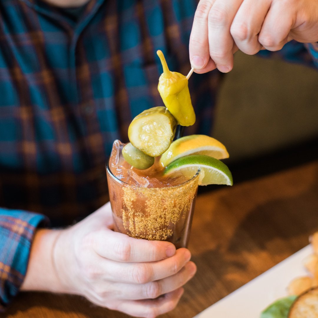 MWDFortWorth's tweet photo. That's one hell of a #drink. #bloodymary https://t.co/2OD0yrnL4I