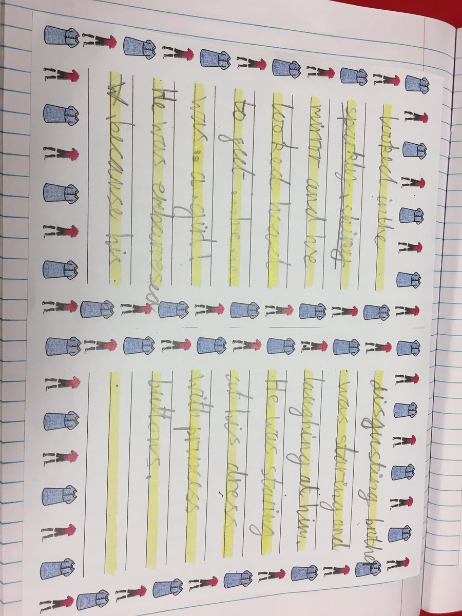 Mercury class should be #proud of their openings to their stories. Here is one example called Josh’s Disgusting Frock, which Miss Mills particularly enjoyed.