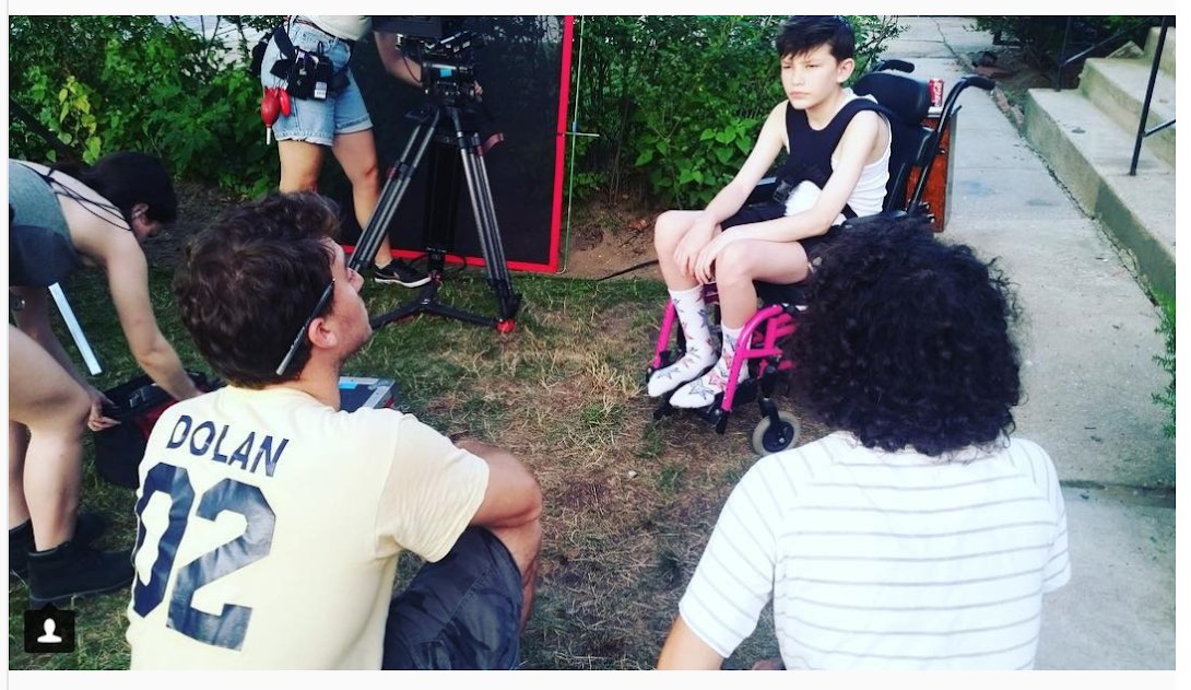 indm's tweet photo. To help his actors get into character, writer/director @storybrad leaned on his acting and theater background. #BoyInAPackpack and all the shorts from #TheBigScript are on @heyiris. https://t.co/eirgGBdslT