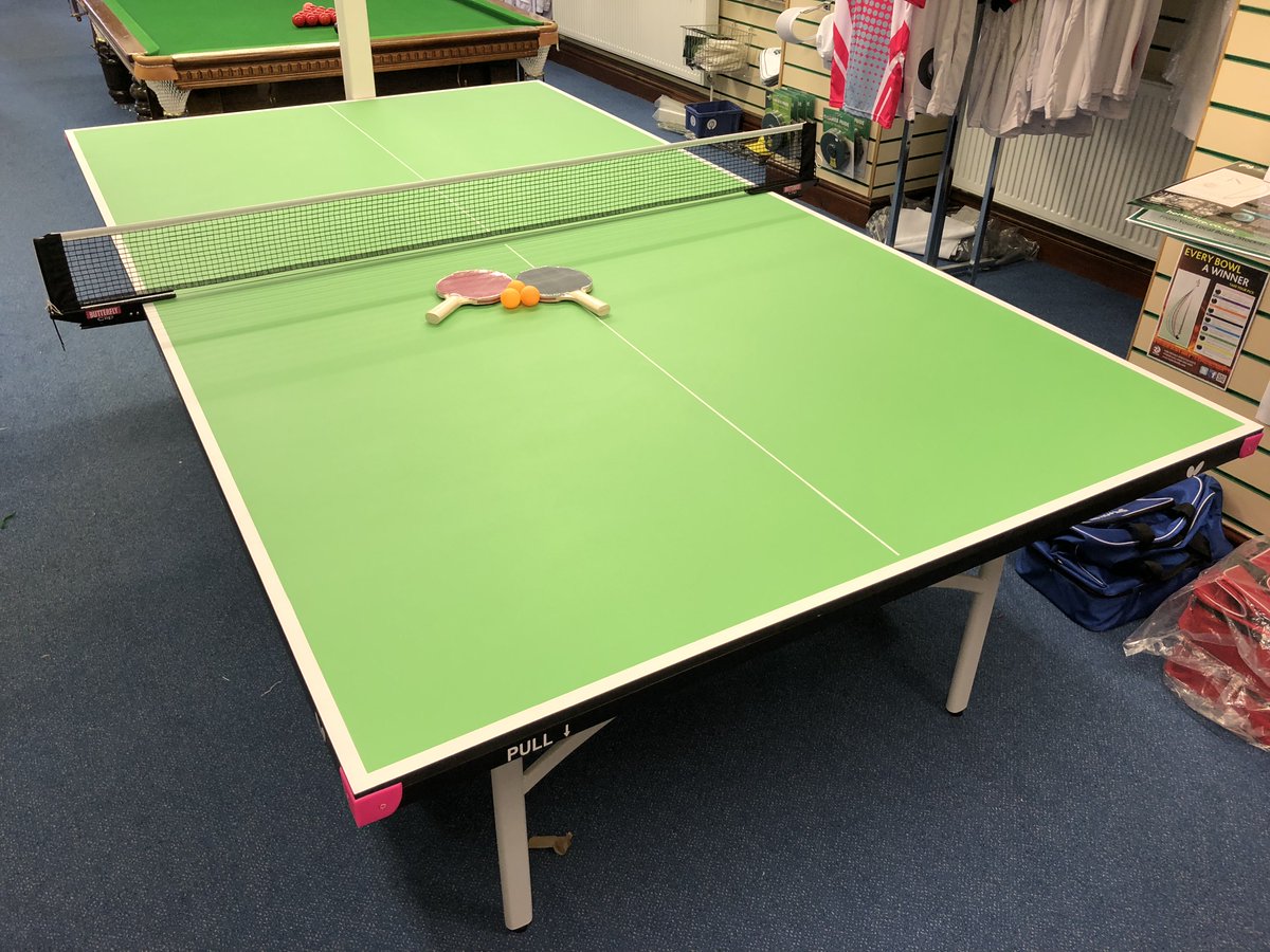 absolute_sports's tweet photo. New addition to the showroom. We have for a sale a brand new Butterfly easifold table tennis table. £299, including local delivery if required https://t.co/1rgejTIW5T
