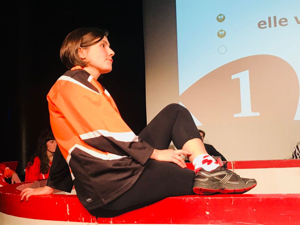 LudoImpro's tweet image. Événement 2/5 du mois de mars et trois improvisateurs représentent ce soir la ludo pour la belle baston joviale au kibele à Paris à 21h30 😊