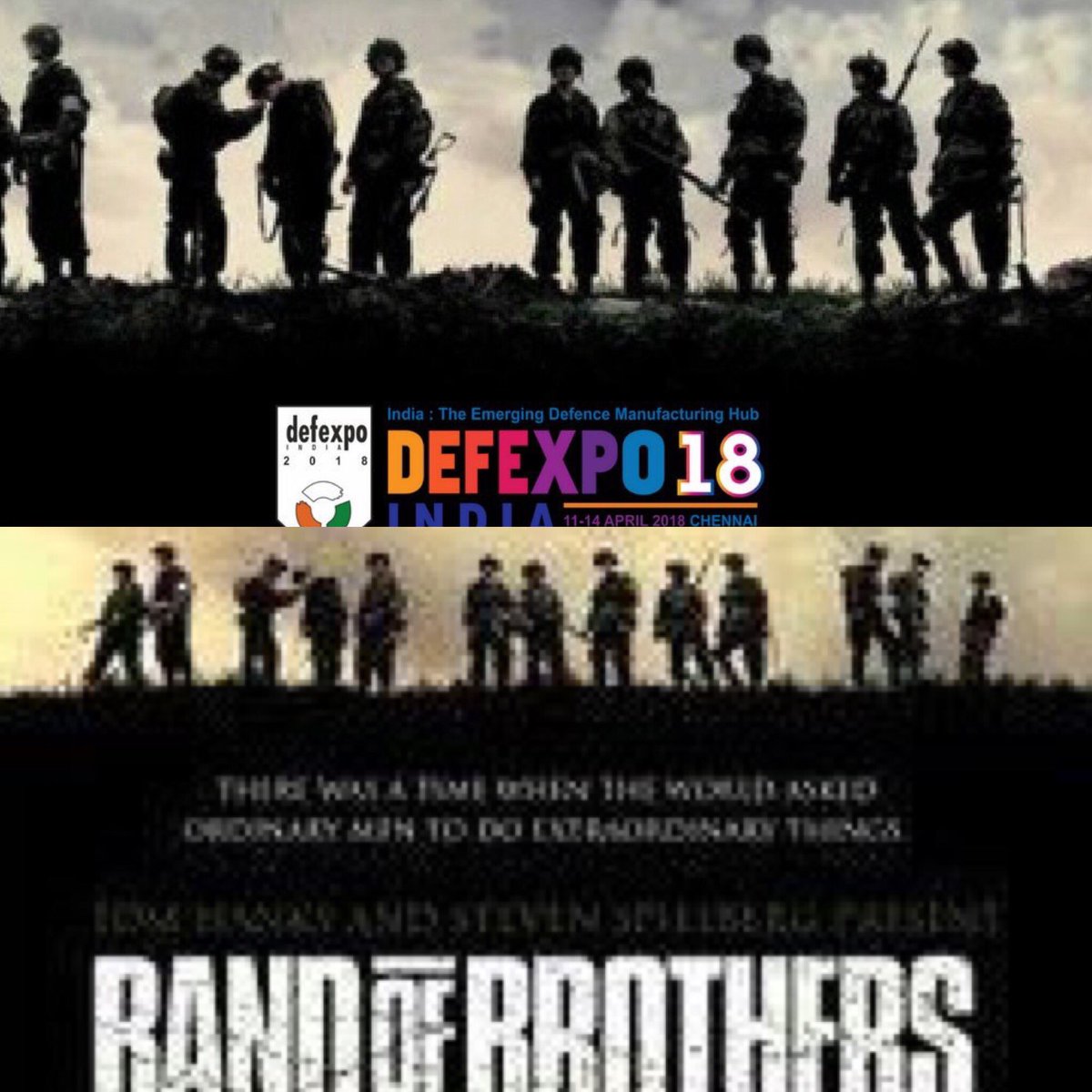 Hi  @DefexpoI, as  @SaurabhJoshi points out, that image you’ve used is from Band Of Brothers.