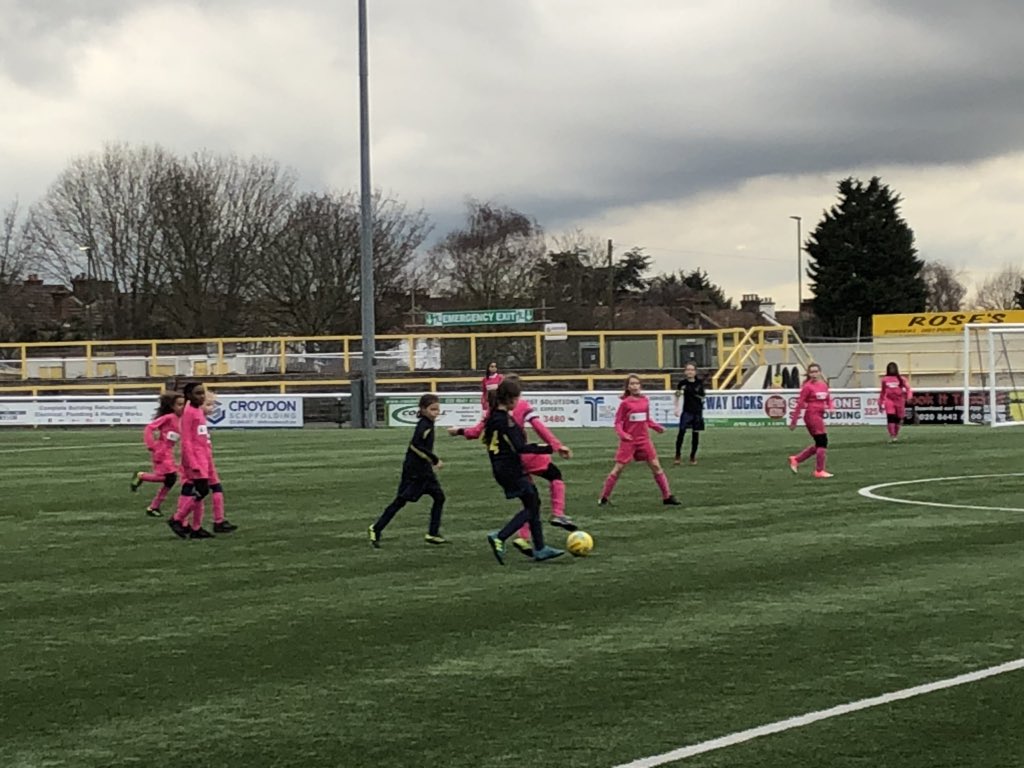 Well done to <a href="/CFPSchool/">Cheam Fields Primary</a> Y6 girls’ football on their 7th win of season at <a href="/suttonunited/">Sutton United</a> today! 2-1 win v Westbourne, has moved <a href="/CFPSchool/">Cheam Fields Primary</a> joint top of Borough League with <a href="/BHPrimary/">BarrowHedges Primary</a>. Cheam Park Farm are point behind in 3rd place, with 2 games in hand, while <a href="/AvenuePrimary/">Avenue Primary</a> are 4th.