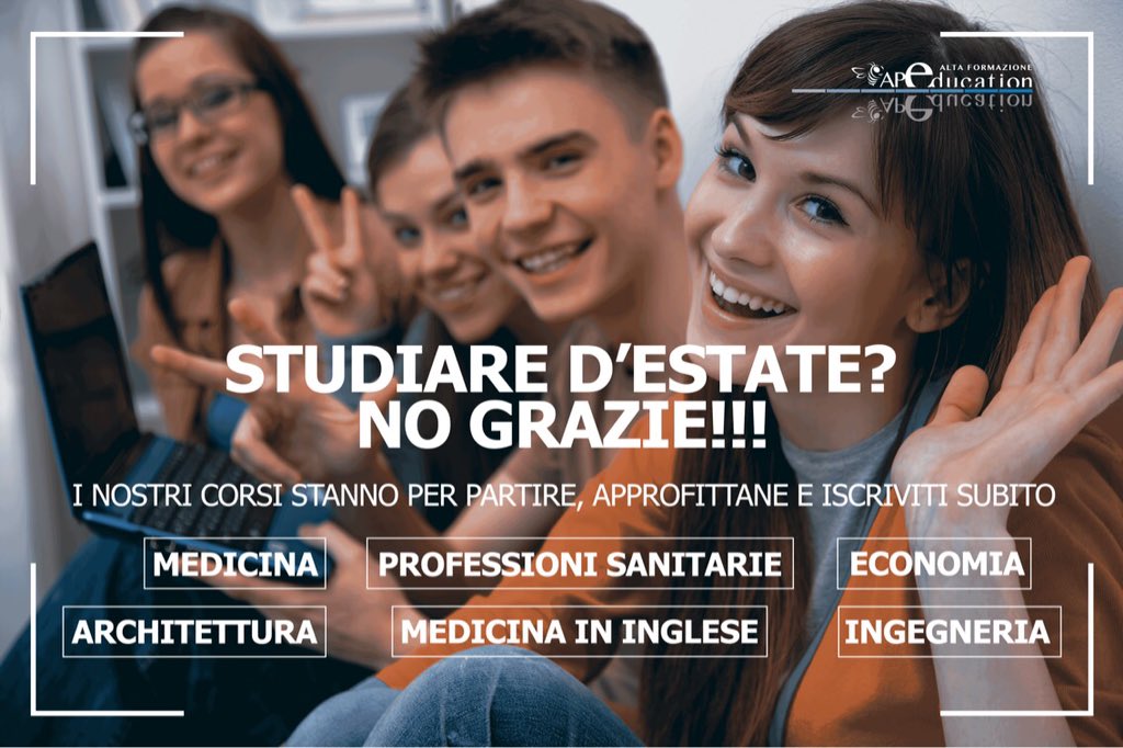 APEducation_'s tweet photo. Because summer is made for 🏖🏄🏻‍♀️🌴🍹🏊🏼! Be smart😉 #università #Medicina #Economia #bocconi #professionisanitarie https://t.co/xVcNtGH9AK