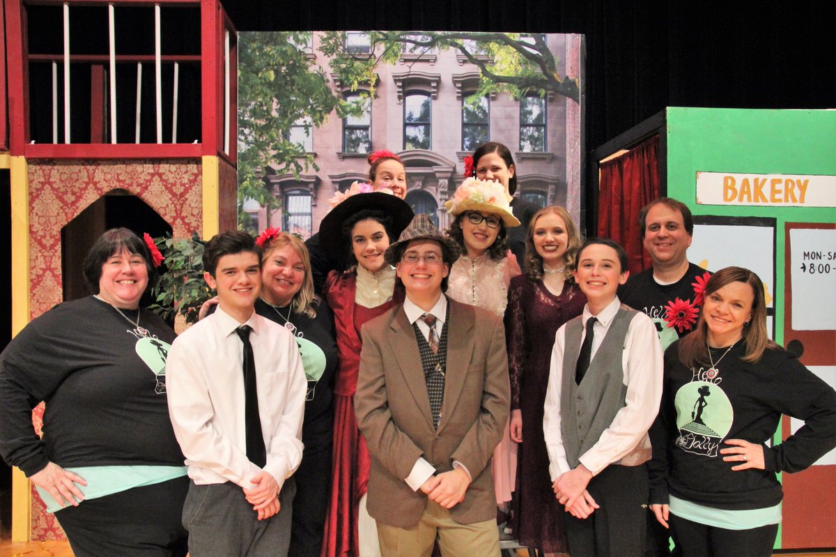 MissRoth_cbsd's tweet image. After a daunting week of snow storms, power outages, and cancelled rehearsals, Tamanend performed Hello Dolly! this past weekend. Our cast of 97 students, crew of 32 students, and all 6 directors pulled together to present an awesome show.