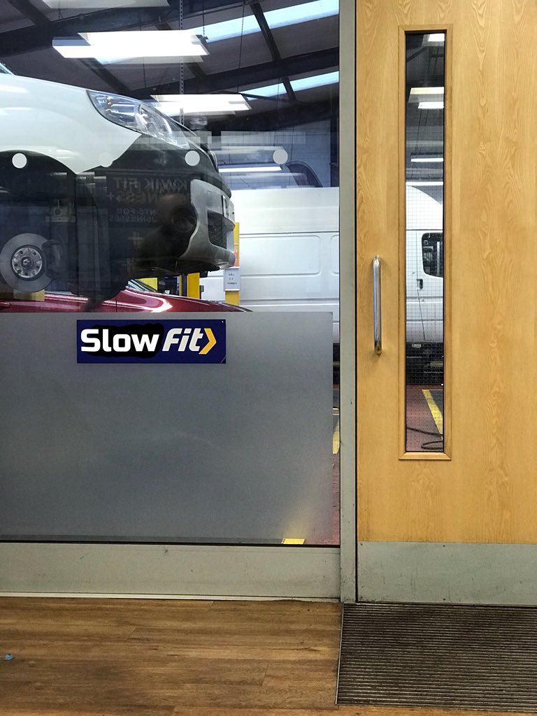 davepage75's tweet photo. Had car nearly 2 hours to change one tyre - walked into town and had an eye test while they’ve had it. #slowfit https://t.co/Soiowev0MW