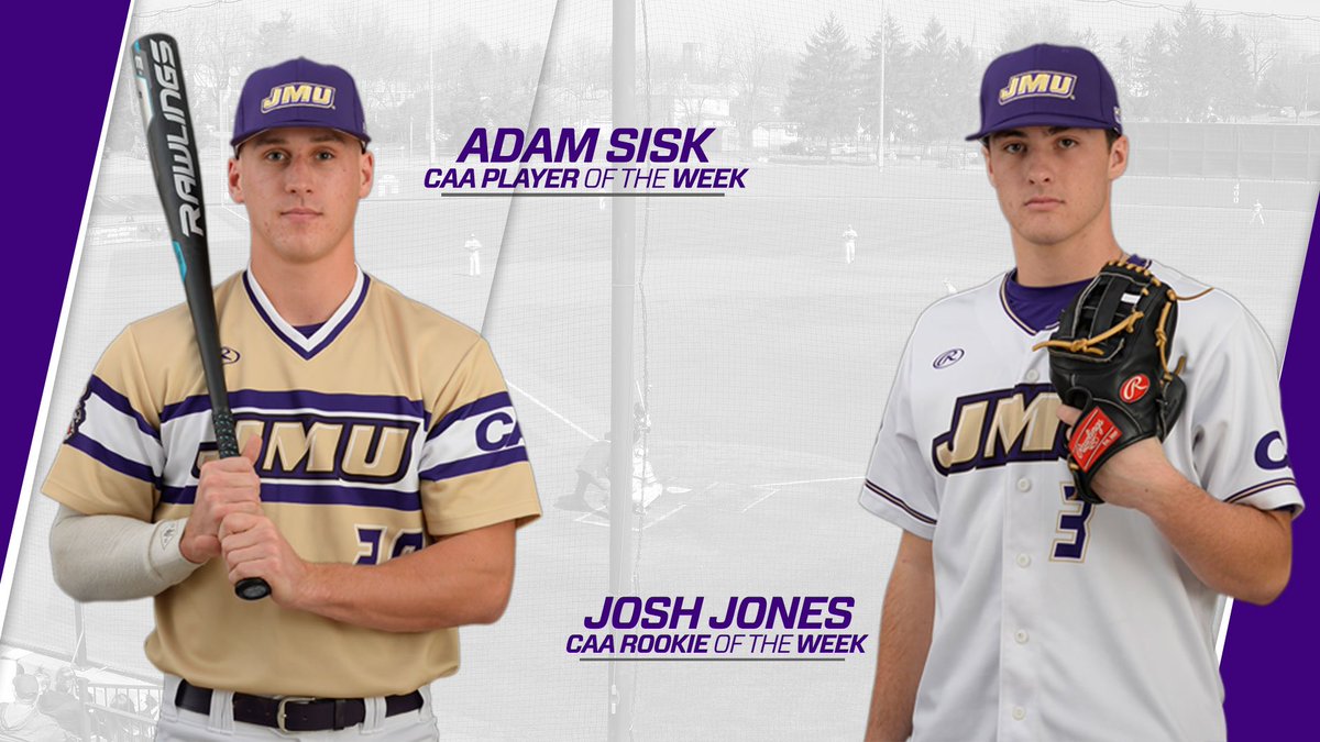 🚨🚨 - Senior Adam Sisk has been named CAA Player of the Week and freshman Josh Jones has been named CAA Rookie of the Week! #GoDukes

📄
 -
 jmusports.com/news/2018/3/12…