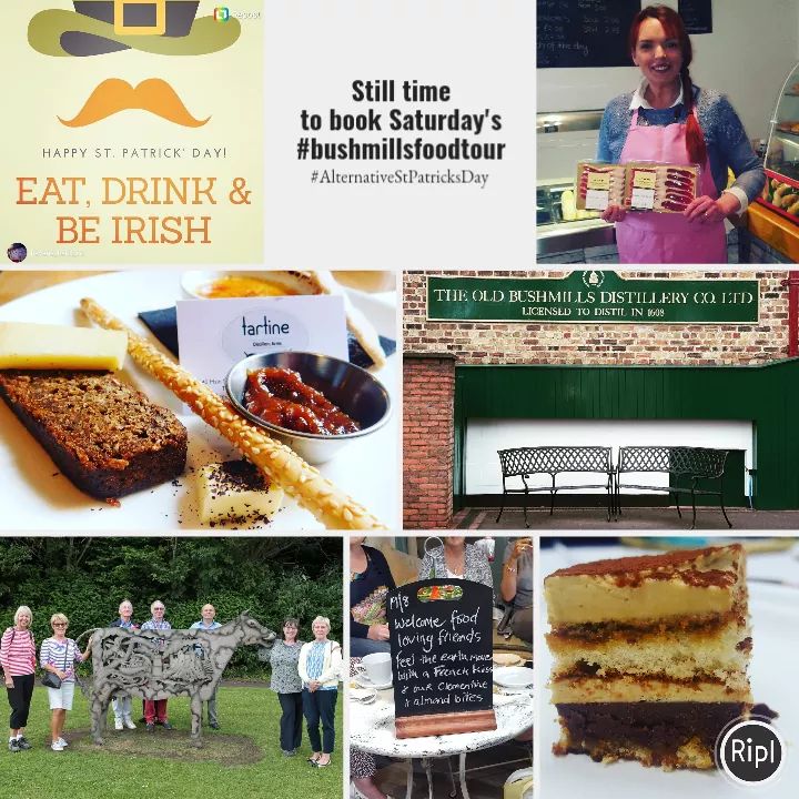 This weekend, why not combine a trip to the <a href="/NaturallyNCG/">NNCG</a> St. Paddy's day market and hoolie with a #bushmillsfoodtour and an #AlternativeStPatricksDay foodie find?? <a href="/VisitCauseway/">Visit Causeway Coast & Glens</a> #experiencemore #food #IrishFeast