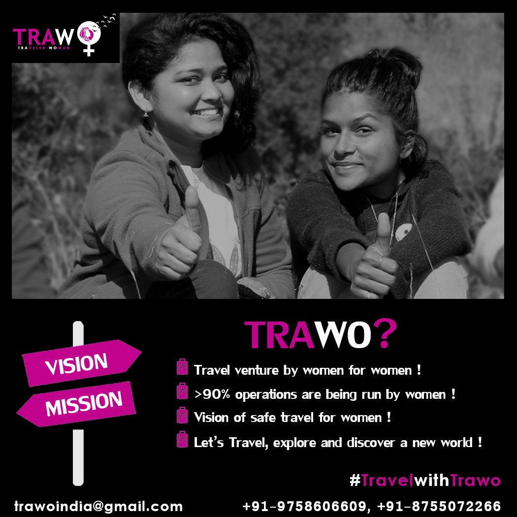Trawoindia's tweet photo. A travel Venture by women for women !

#Trawo #TrawoIndia #TravelwithTrawo #Travel #Explore #Discover #Uttarakhand #India #Dehradun #Startup #TravelStartup #Women #WomenTravel #TravelerWomen #FirstTour #LetsTravelmore #UttarakhandTourism #onedaytrip #Maestrotravel https://t.co/7Gcor23inf