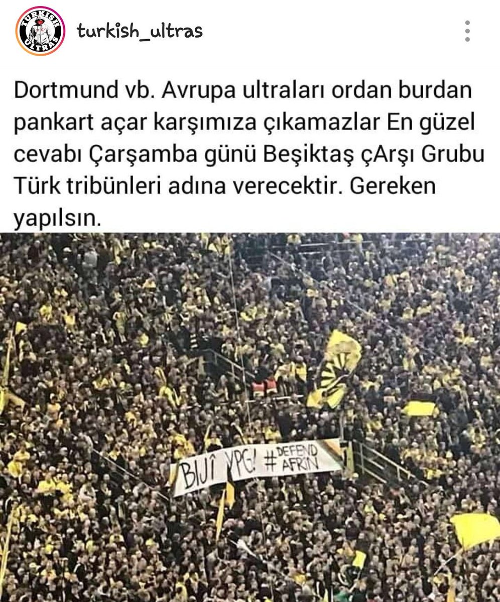 oguzbeyq7's tweet photo. @forzabesiktas Gerekeni yapin .! #çArşı #bvb #teroristbvb #forzabeşiktaş https://t.co/4ZViqro1jL