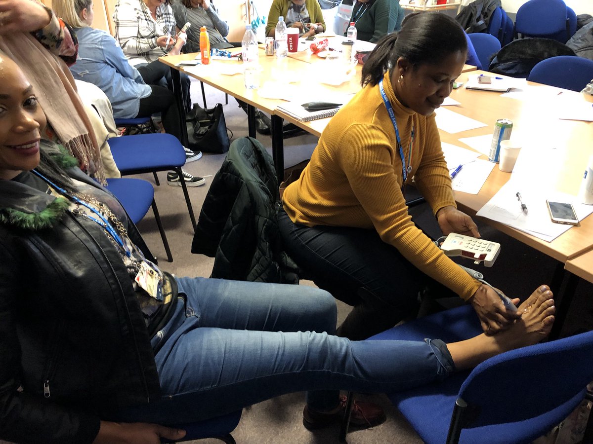 Fabulous group of community nurses today on the Leg Ulcer Management course. Roll on day 2 &amp; bandages!