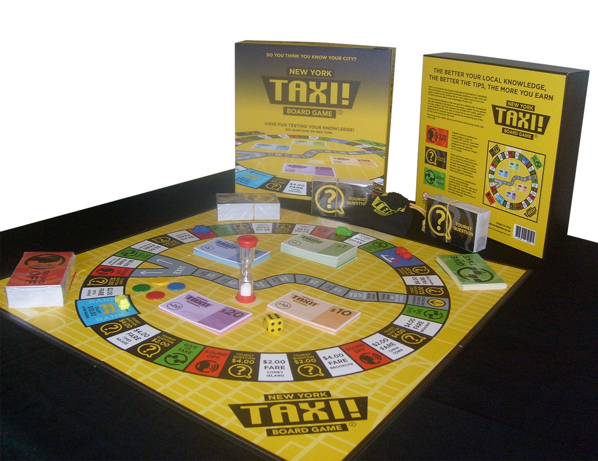 Taxi Board Game tweet media