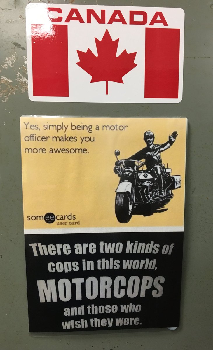 dorsetbikeEXcop's tweet photo. My motorcycle kit locker reminds me how cool it is to ride a Police Bike #PrettyLucky https://t.co/gBwltLoLsp