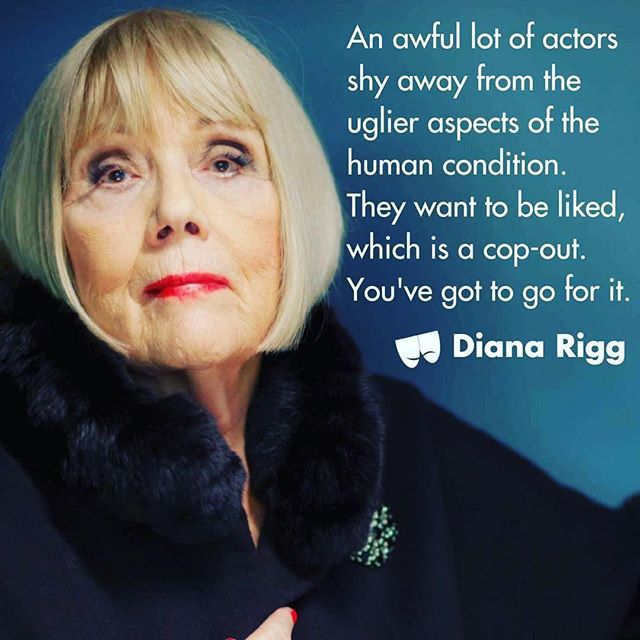 #Repost <a href="/actorsequity/">Actors' Equity</a>
・・・
#MotivationMonday from Diana Rigg

Source: 2013 interview in The Telegraph ift.tt/2HrckDt