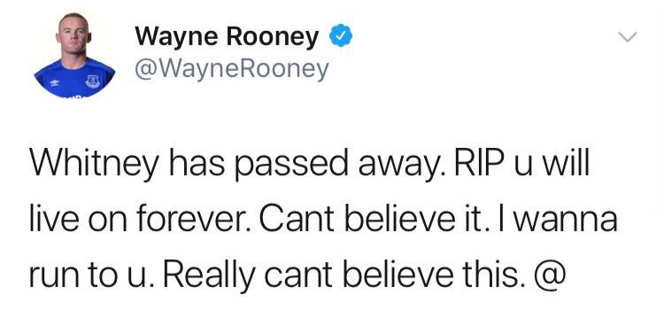 JMonks1993's tweet photo. @SkySportsNews Wayne Rooney not taken the news well https://t.co/RZpwS6H6Vc