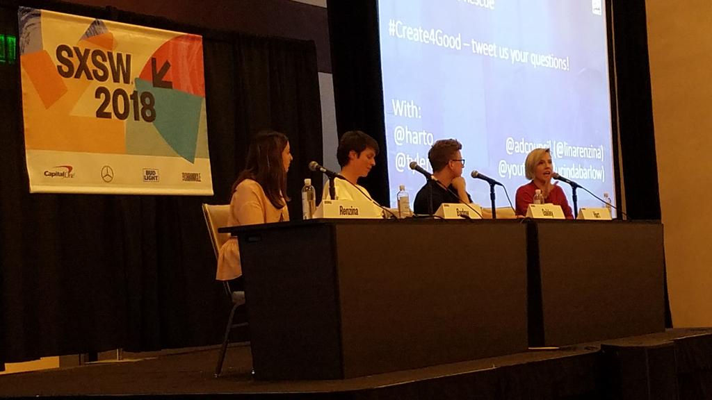 FancyCapitalist's tweet photo. "People who are bigoted and hateful have little inhibitors between them and posting comments. People who are thoughtful and concerned often talk themselves out of posting content." @harto --THOUGHTFUL PLEASE POST MORE TO TILT THE SCALE! #Create4Good #HOUSXSW #TeamHouston #sxsw https://t.co/MxUY6Qxz0L