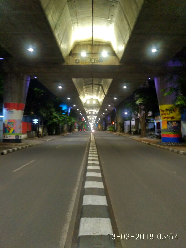 Kondisi Jln Pangeran Antasari. Selasa, 13 Maret 2018